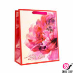 Пакет подарочный вертикальный «С Любовью», 26?32?12 см