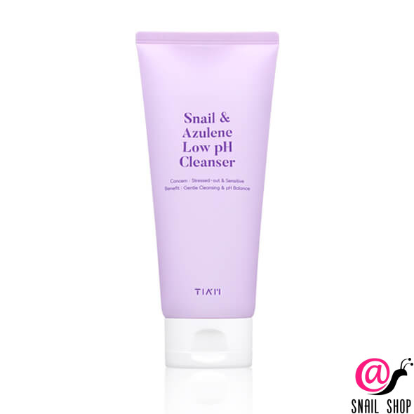 TIAM Успокаивающий гель для умывания с муцином Snail & Azulene Low pH Cleanser