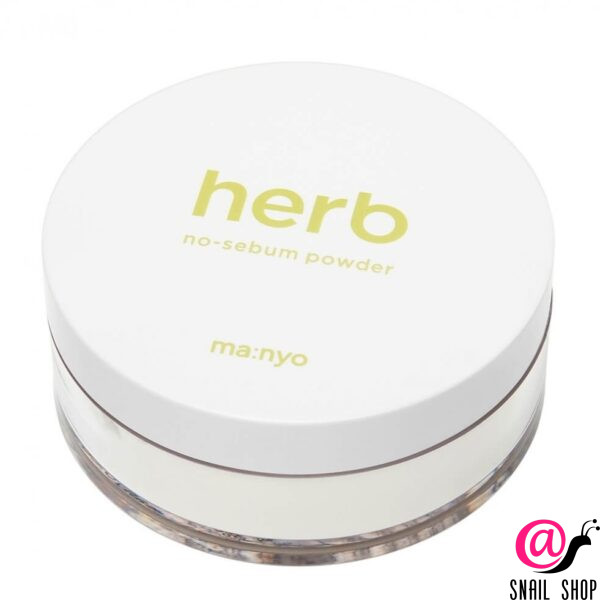 MANYO Матирующая рассыпчатая пудра с комплексом трав Herb Green No-Sebum Powder