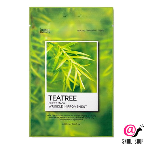 TENZERO Тканевая маска с экстрактом чайного дерева Teatree Sheet Mask