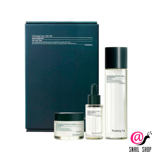 PYUNKANG YUL Набор средств успокаивающий Calming Line Gift Set Toner 150ml + Serum 30ml + Cream 50мl