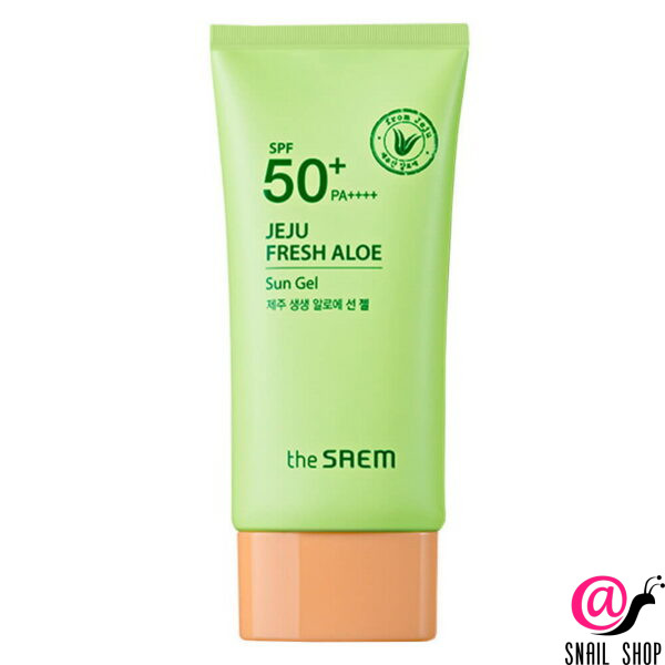 THE SAEM Солнцезащитный гель-молочко Jeju Fresh Aloe Sun Gel SPF50+ PA++++