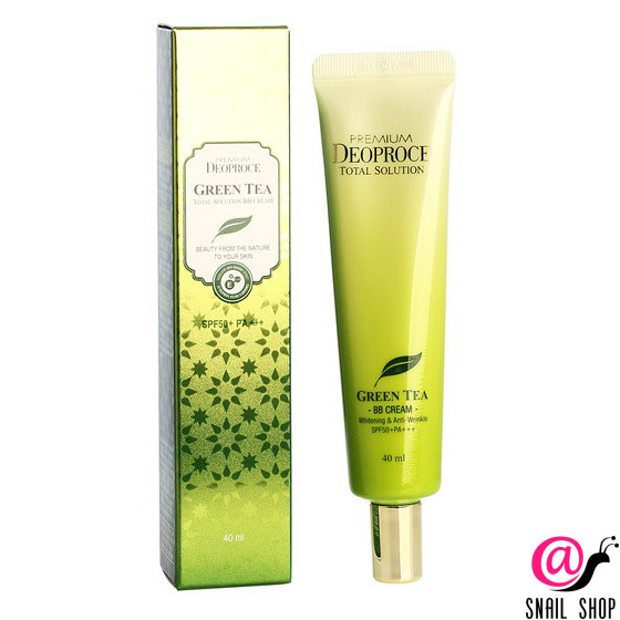 DEOPROCE Крем ББ для лица антивозрастной Premium Greentea Total Solution Bb Cream Spf50+PA+++