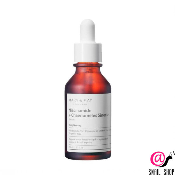 MARY&MAY Сыворотка с ниацинамидом и экстрактом айвы Niacinamide + Chaenomeles Sinensis Serum