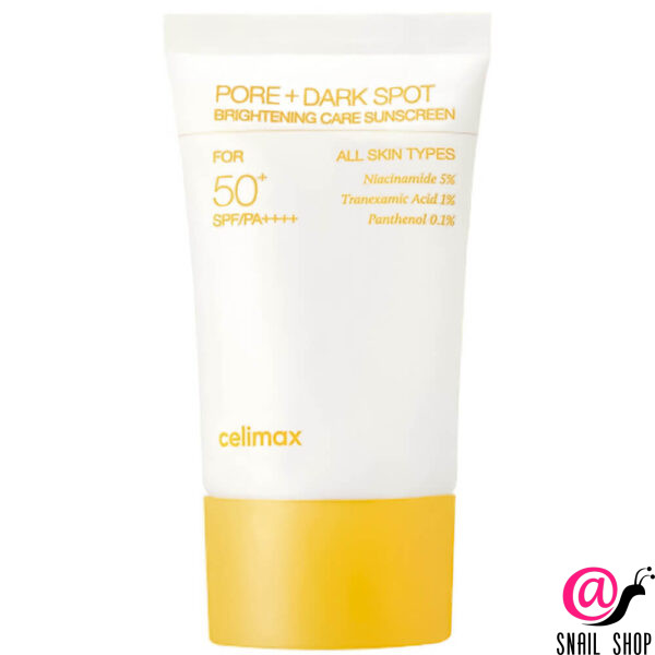 CELIMAX Осветляющий солнцезащитный крем Pore+Dark Spot Brightening Care Sunscreen SPF50+ PA++++