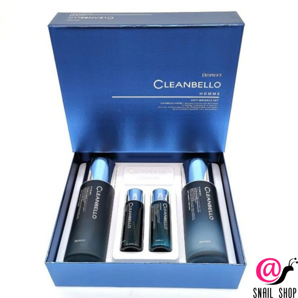 DEOPROCE Мужской антивозрастной набор Cleanbello Homme Anti-wrinkle Set