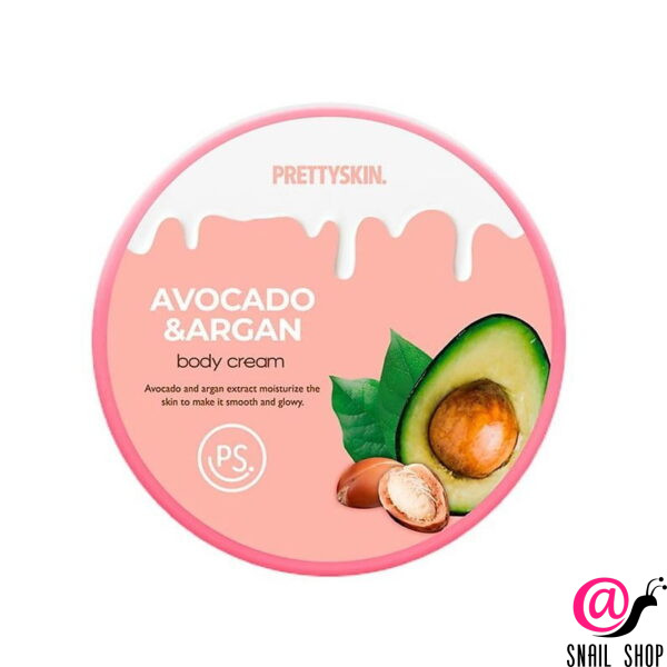 PrettySkin Крем для тела питательный с экстрактом авокадо Body Cream Avocado & Argan