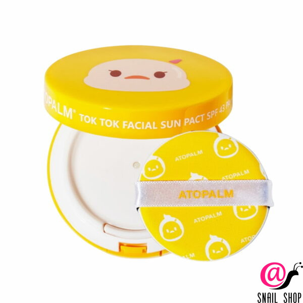 ATOPALM Солнцезащитный кушон Tok Tok Facial Sun Pact SPF43 PA+++