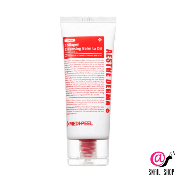 MEDI-PEEL Мягкий очищающий бальзам с пробиотиками Red Lacto Collagen Cleansing Balm To Oil