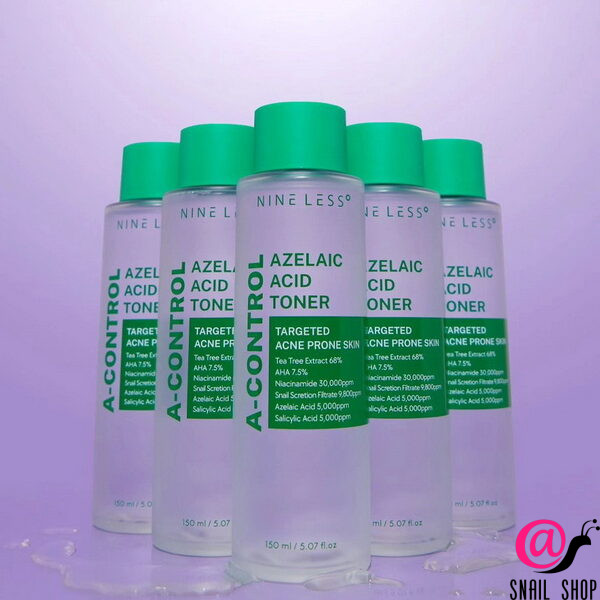 NINE LESS Тонер с азелаиновой кислотой для проблемной кожи A-Control Azelaic Acid Toner