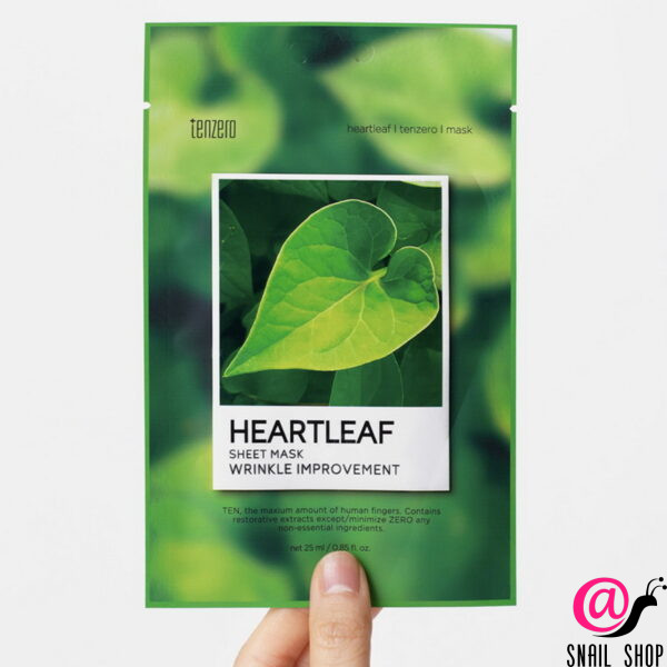 TENZERO Тканевая маска для лица с хауттюйнией Heartleaf Sheet Mask