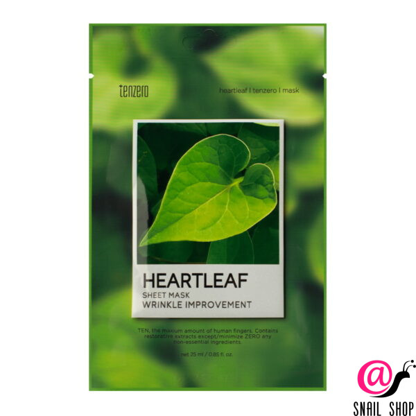 TENZERO Тканевая маска для лица с хауттюйнией Heartleaf Sheet Mask