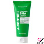 NINE LESS Пенка очищающая для проблемной кожи A-Control Heartleaf & BHA Cleanser