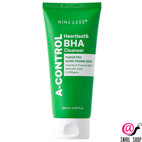 NINE LESS Пенка очищающая для проблемной кожи A-Control Heartleaf & BHA Cleanser
