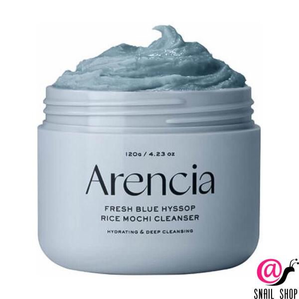 ARENCIA Пенка для глубокого очищения кожи с глиной Fresh Blue Hyssop Rice Mochi Cleanser