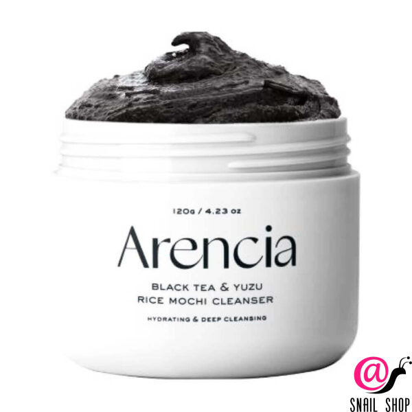 ARENCIA Пенка для глубокого очищения кожи с чаем и юдзу Black Tea & Yuzu Rice Mochi Cleanser