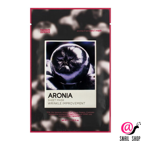 TENZERO Тканевая маска с экстрактом черноплодной рябины Aronia Sheet Mask