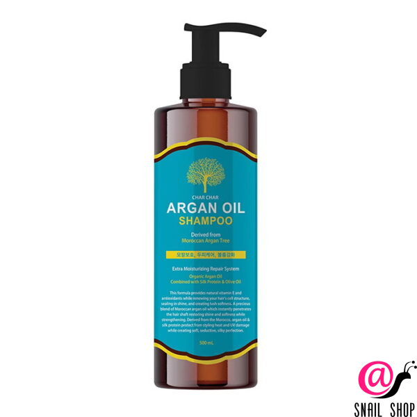 CHAR CHAR Шампунь для волос АРГАНОВОЕ МАСЛО Argan Oil Shampoo 500мл