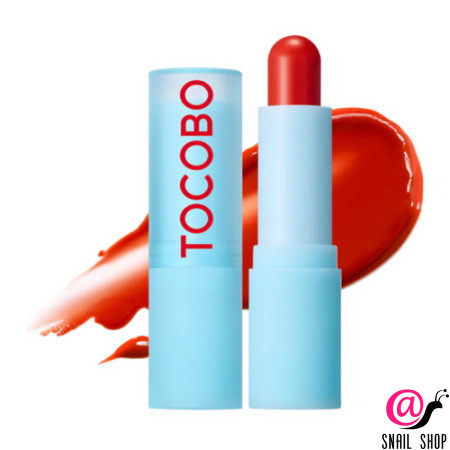TOCOBO Оттеночный бальзам для губ Glass Tinted Lip Balm 013 Tangerine Red