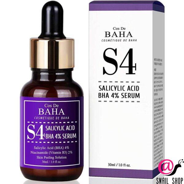 COS DE BAHA Кислотная сыворотка для проблемной кожи BHA Salicylic Acid 4% Exfoliant Serum