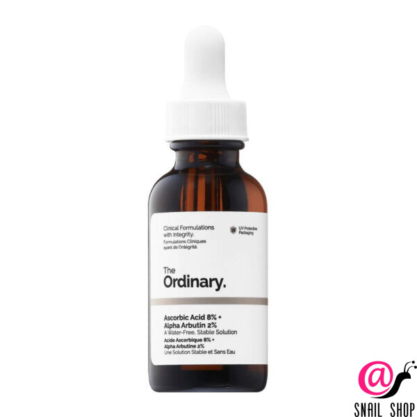 The Ordinary Сыворотка с антивозрастным эффектом Ascorbic Acid 8% + Alpha Arbutin 2%