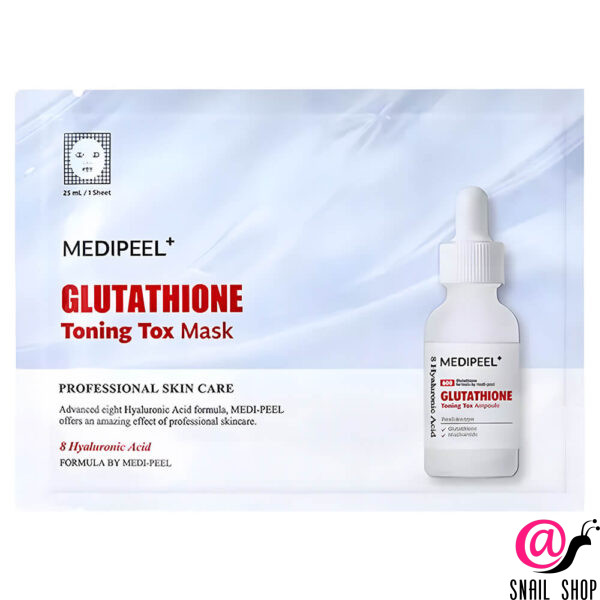 MEDI-PEEL Осветляющая тканевая маска с витаминами и глутатионом Glutathione Toning Tox Mask