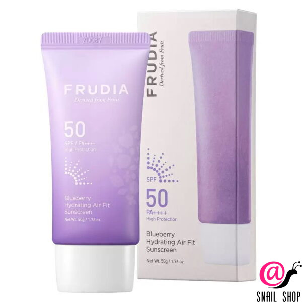 FRUDIA Cолнцезащитный крем с черникой Blueberry Hydrating Air Fit Sunscreen SPF50 / PA++++