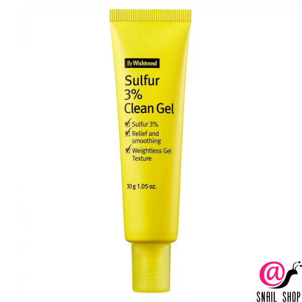 BY WISHTREND Локальный гель против акне с серой Sulfur 3% Clean Gel