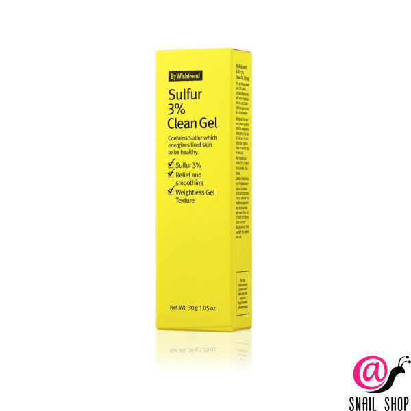 BY WISHTREND Локальный гель против акне с серой Sulfur 3% Clean Gel