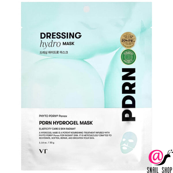 VT Cosmetics Гидрогелевая маска для упругости кожи с ПДРН PDRN Hydrogel Mask