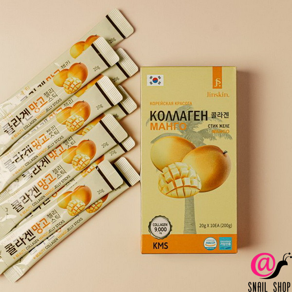 JINSKIN Коллаген с манго в стиках-желе Mango Jelly In Sticks