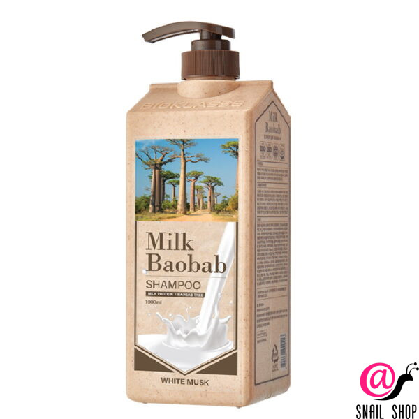 MilkBaobab Шампунь для волос с ароматом белого мускуса Original Shampoo White Musk