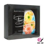 NAIL ART Расческа массажная в футляре с зеркалом Beloved, ромашки