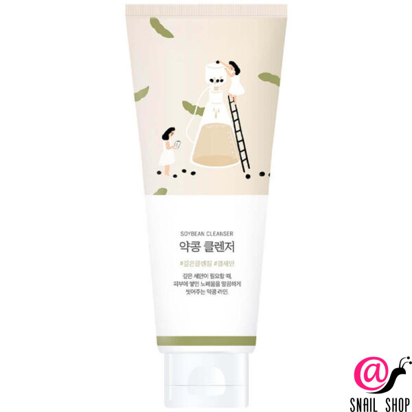 ROUND LAB Пенка-скраб для умывания питательная с экстрактом черной сои Soybean Cleanser