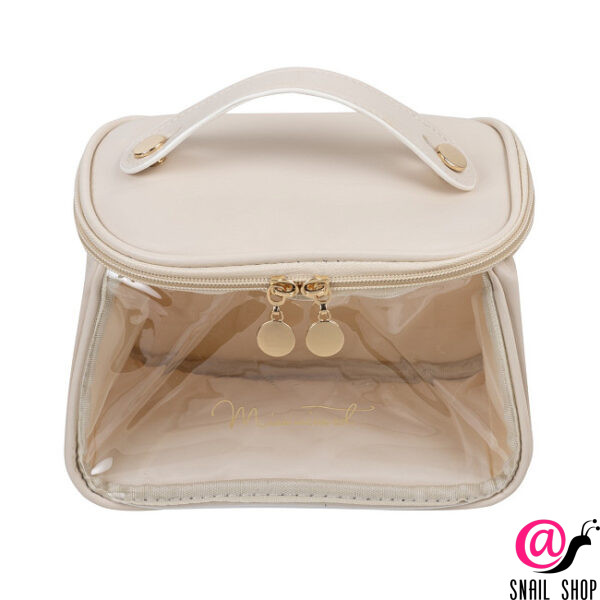 KRISTALLER Косметичка женская Elegant Suitcase, кремовый