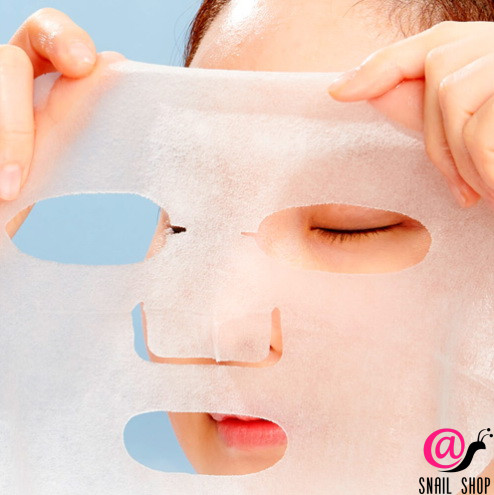 JM SOLUTION Тканевая маска с коллагеном для эластичности кожи Pure Fish Collagen Blue Mask