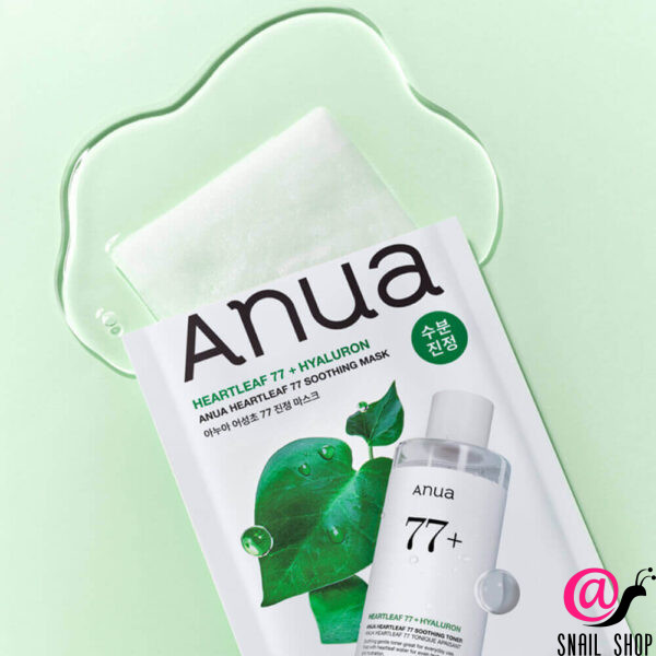 ANUA Успокаивающая тканевая маска на основе хауттюйнии Heartleaf 77% Soothing Mask
