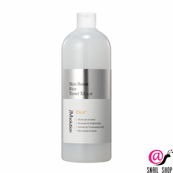 JM SOLUTION Тонер с рисовой водой  для интенсивного увлажнения и сияния Skin Boost Rice Toner Xl 1.0