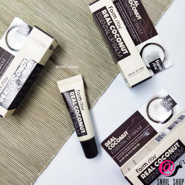 FARMSTAY Суперувлажняющий бальзам для губ Real Essential Lip Balm КОКОС