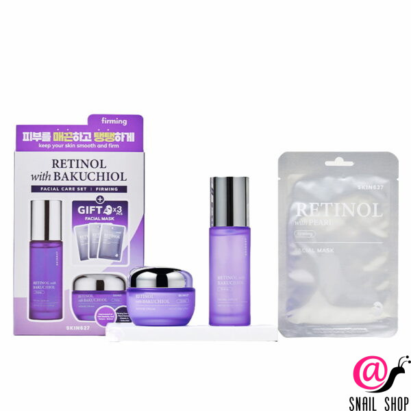 SKIN627 Набор для лица с ретинолом и бакучиолом Retinol with Bakuchiol Facial Care Set