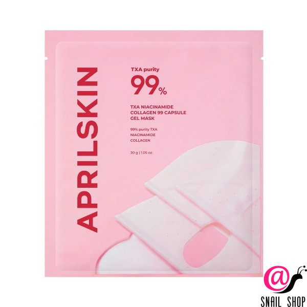 APRILSKIN Маска гидрогелевая капсульная TXA Niacinamide Collagen 99 Capsule Gel Mask