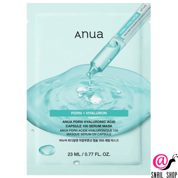 ANUA Маска тканевая с PDRN и гиалуроновой кислотой PDRN Hyaluron Acid Capsule 100 Serum Mask