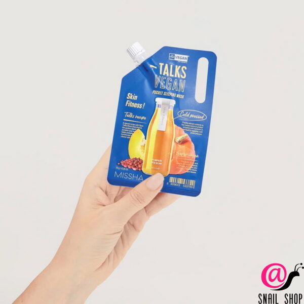 MISSHA Ночная маска для лица Talks Vegan Squeeze Pocket Sleeping Mask Skin Fitness