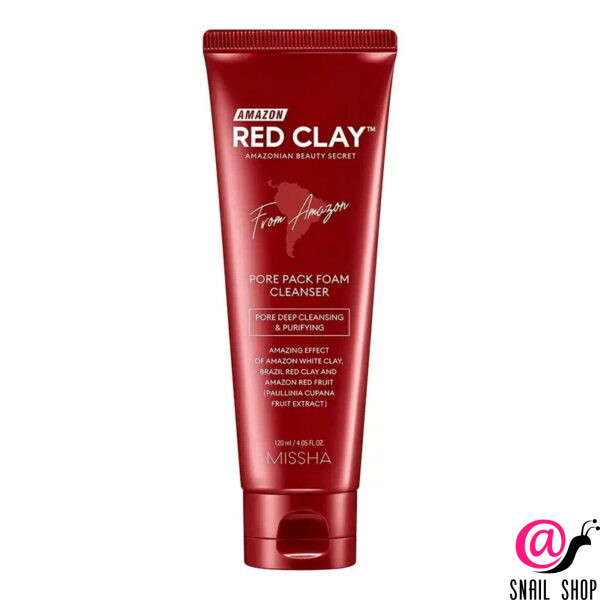 MISSHA Глиняная пенка-маска для очищения Amazon Red Clay Pore Pack Foam Cleanser