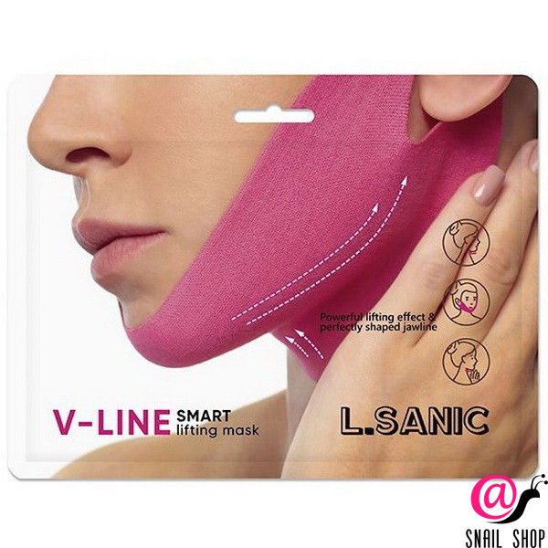 L.SANIC Маска-бандаж для коррекции овала лица V Line Smart Lifting Mask