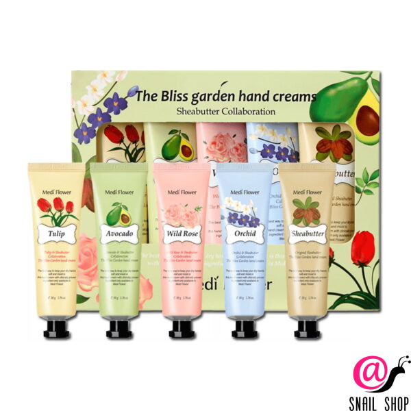 MEDI FLOWER Набор кремов для рук Сад Блаженства Hand Cream Set The Bliss Garden