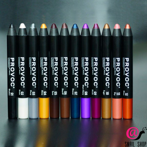 PROVOC Тени-карандаш водостойкие Eyeshadow Pencil