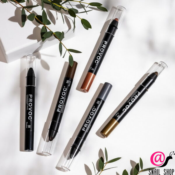 PROVOC Тени-карандаш водостойкие Eyeshadow Pencil