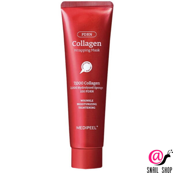 MEDIPEEL Маскапленка для сияния кожи с коллагеном и PDRN Collagen Glow Wrapping Mask