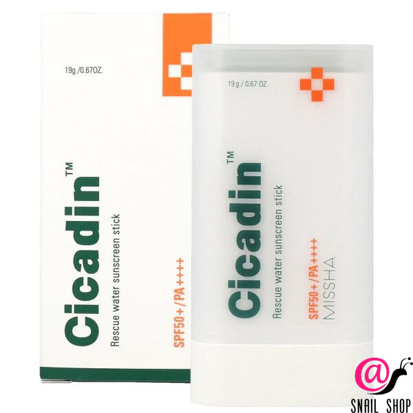 MISSHA Солнцезащитный стик Cicadin Rescue Water Sunscreen Stick SPF50+ PA++++
